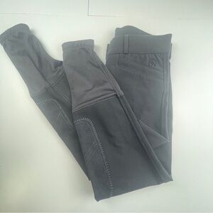 Ovation equestrian Riding Pants, Gray, Stretch, Women’s Size 28R